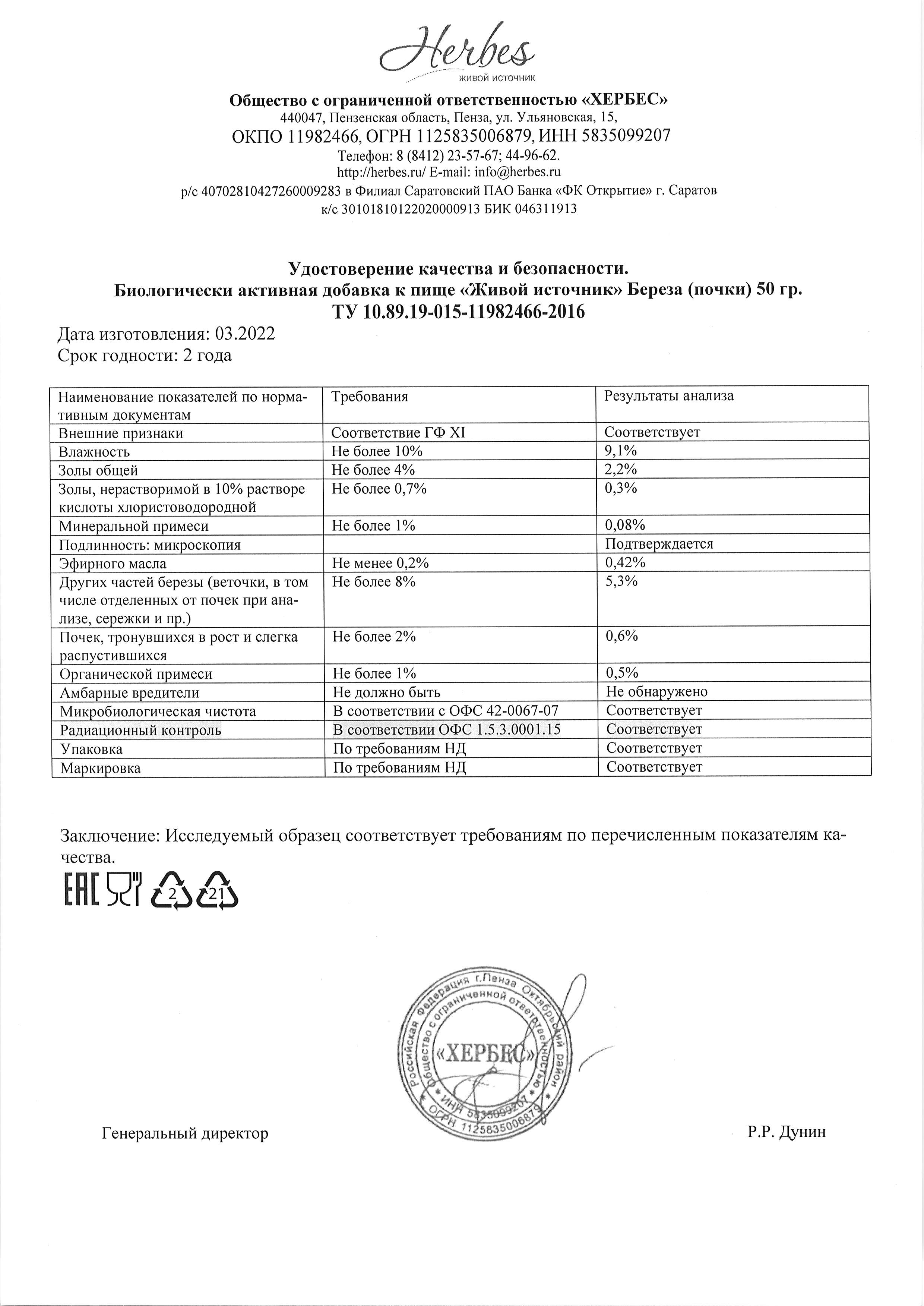 Паспорт №032022